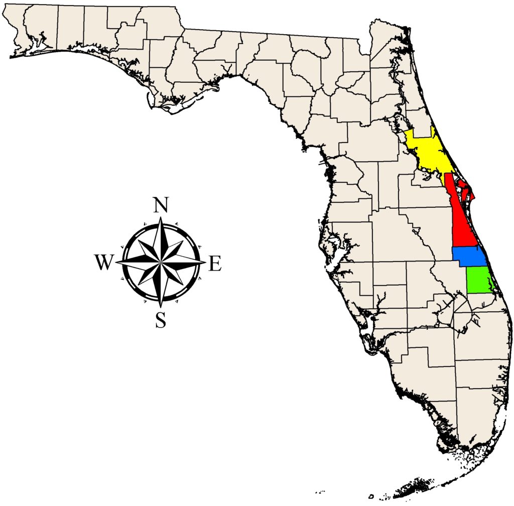 Florida Countyes Map-Friends of Spoil Islands-SpoilIslandProject