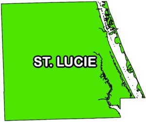 Downloadable St Lucie County Island Map